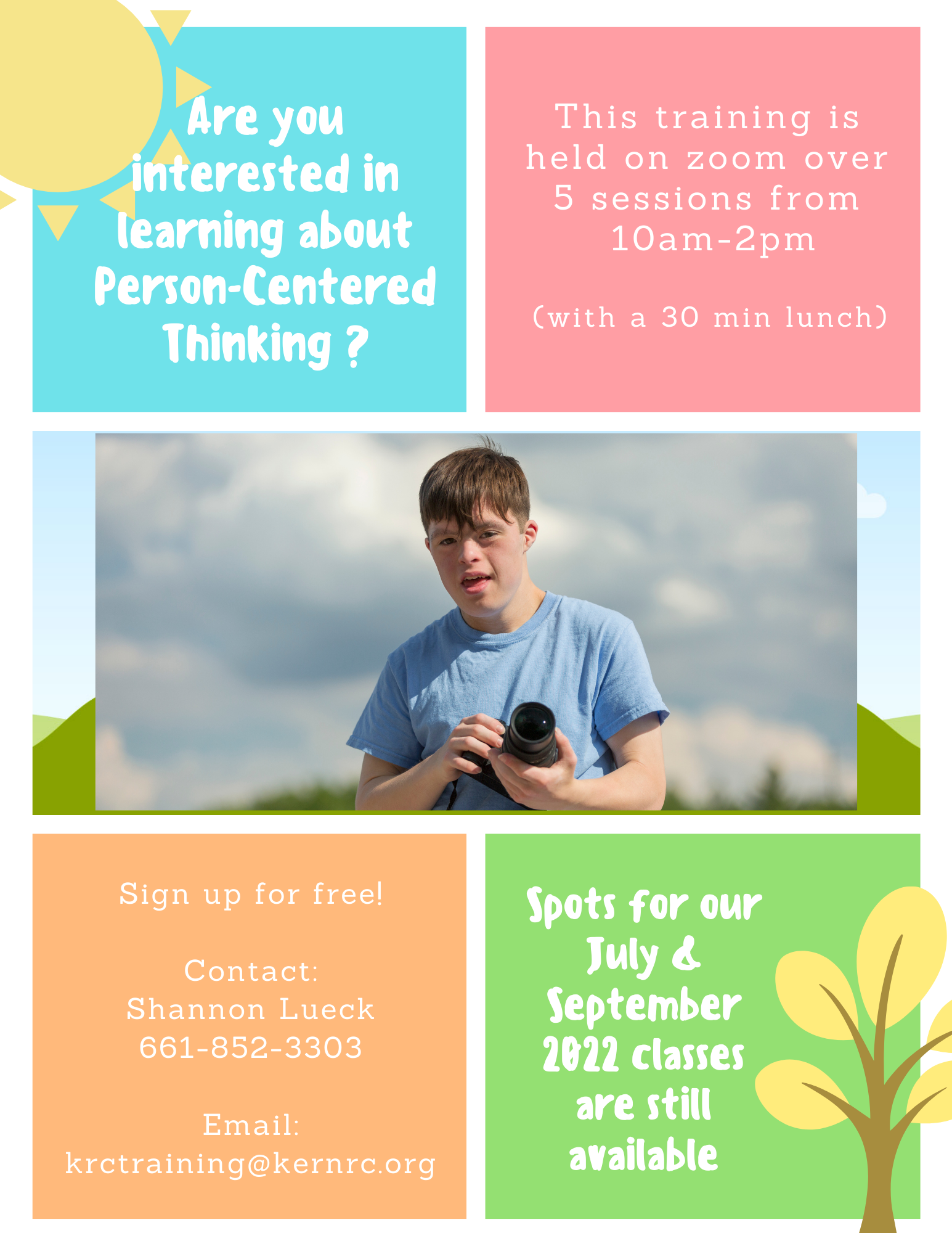 Person-Centered Thinking Flyer 2022