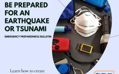 DDS: Emergency Preparedness Bulletin – Fall Edition: Earthquake/Tsunami