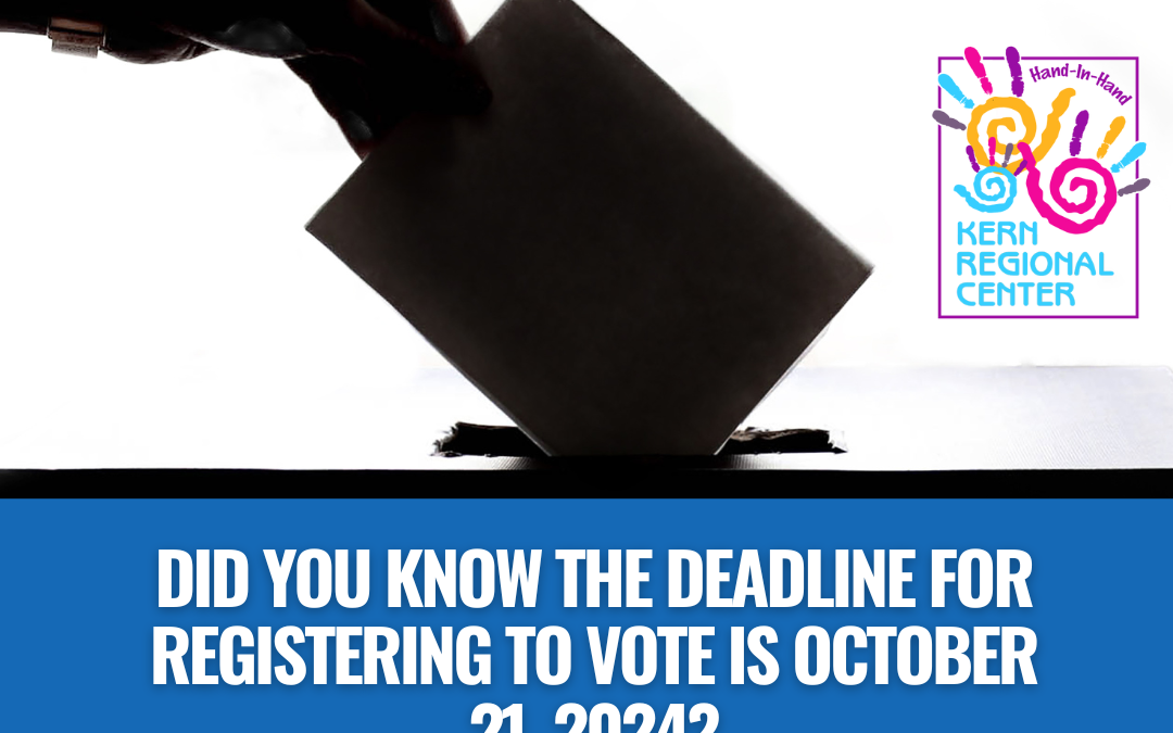 Voter Registration Deadline: OCTOBER 21, 2024