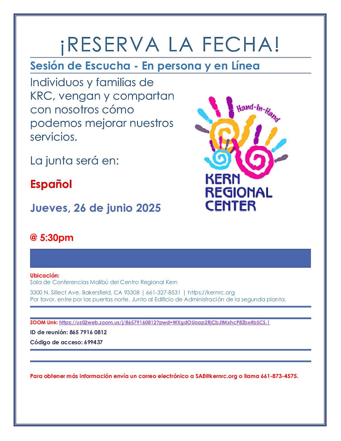 Sesión de Escucha 6/26/25