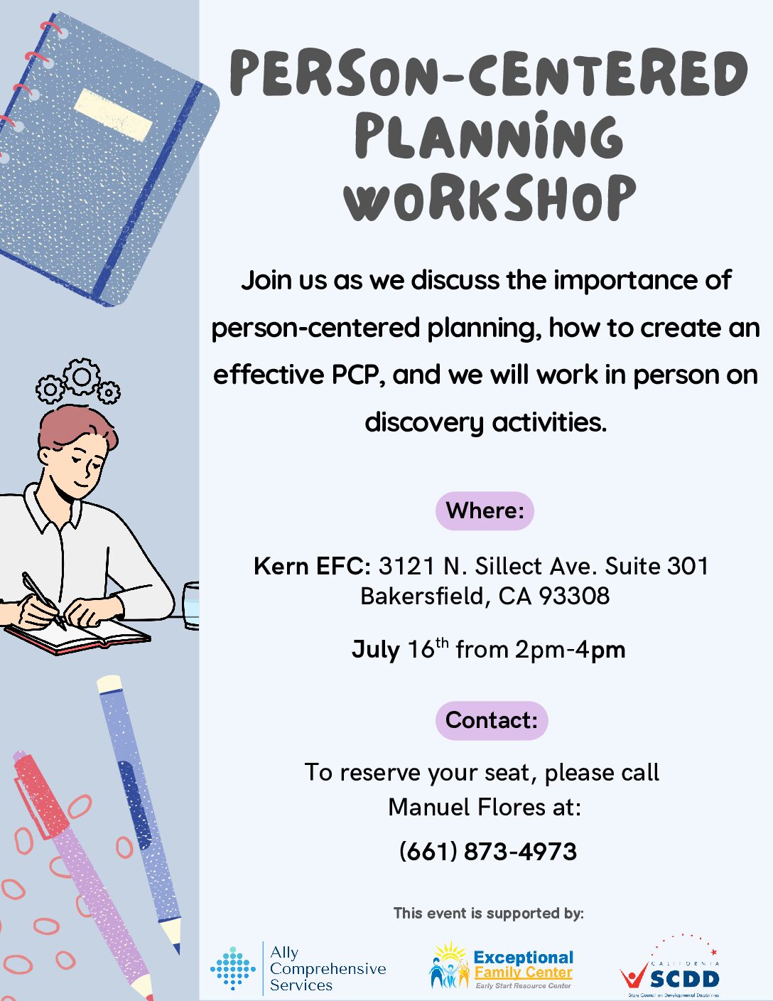 Person-Centered Planning Workshop (7/16/25)