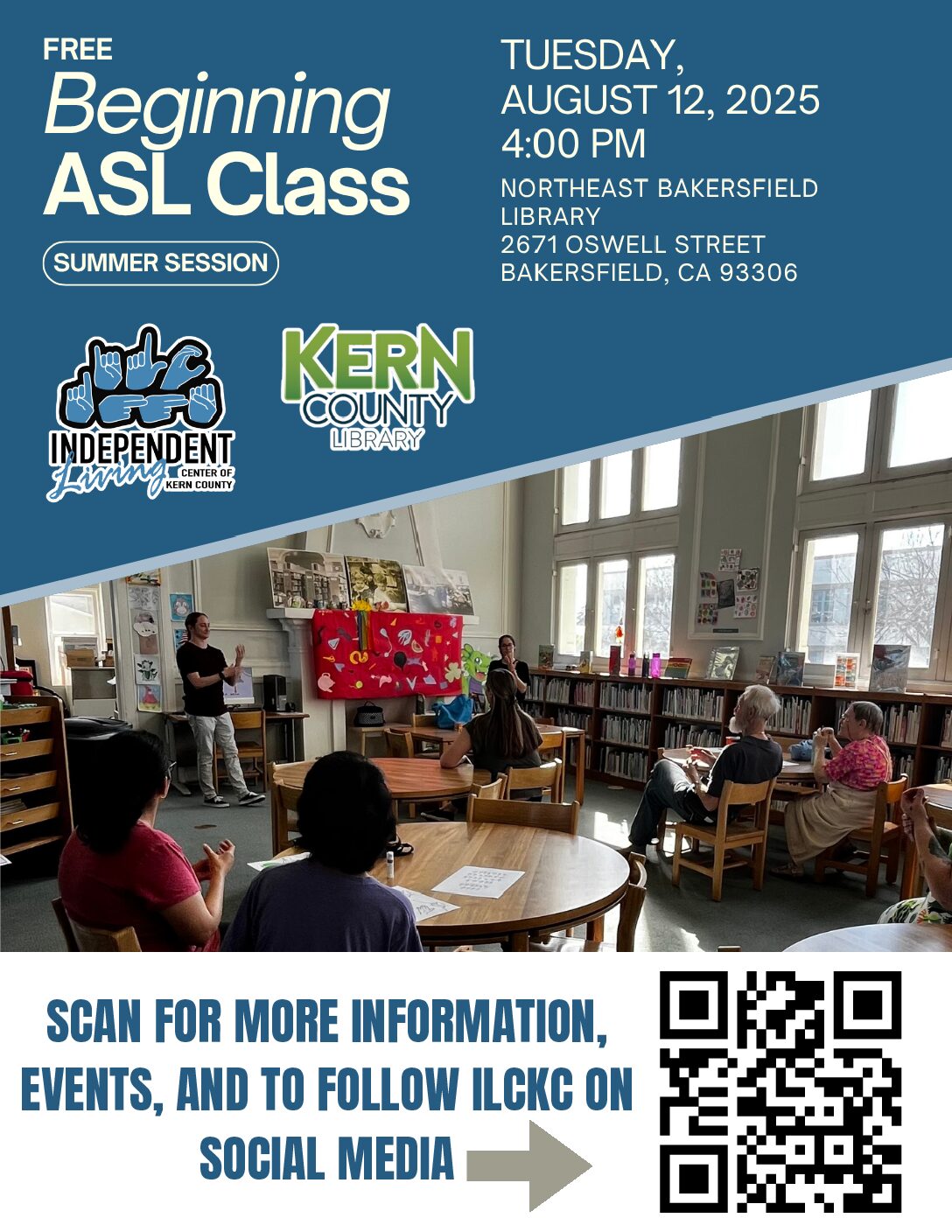 ILCKC: Free Beginning ASL Class