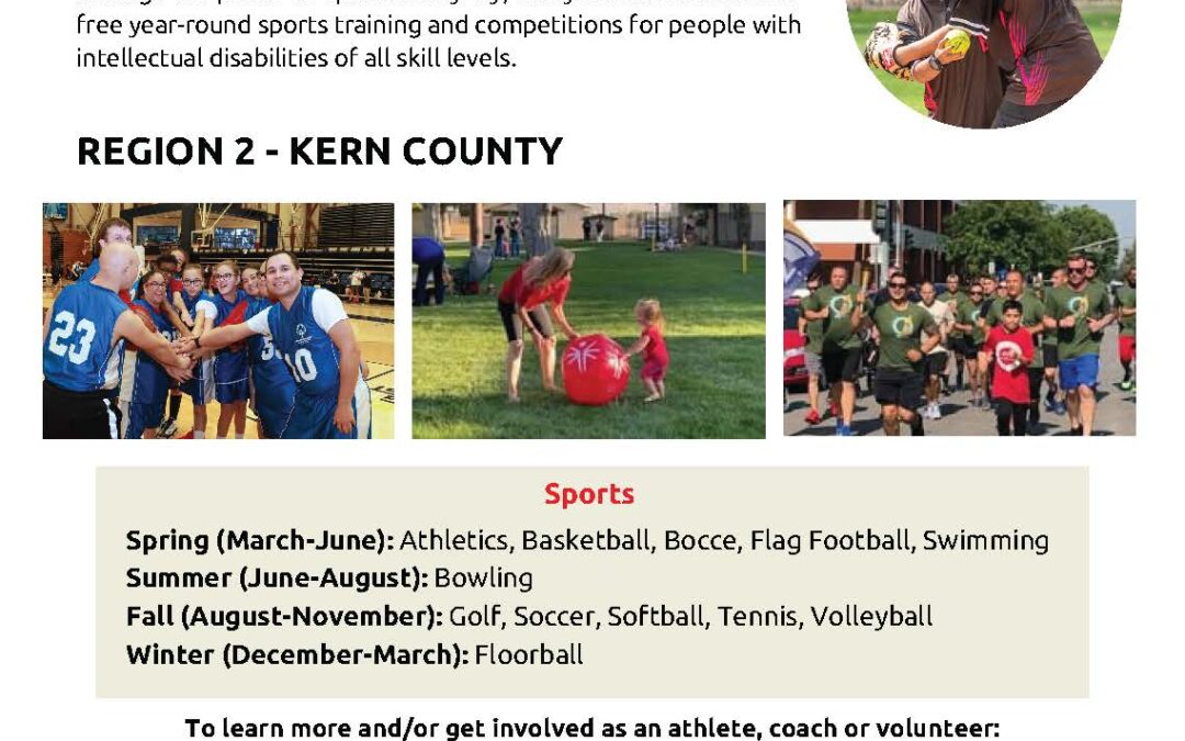 Get Involved! Special Olympics Southern California