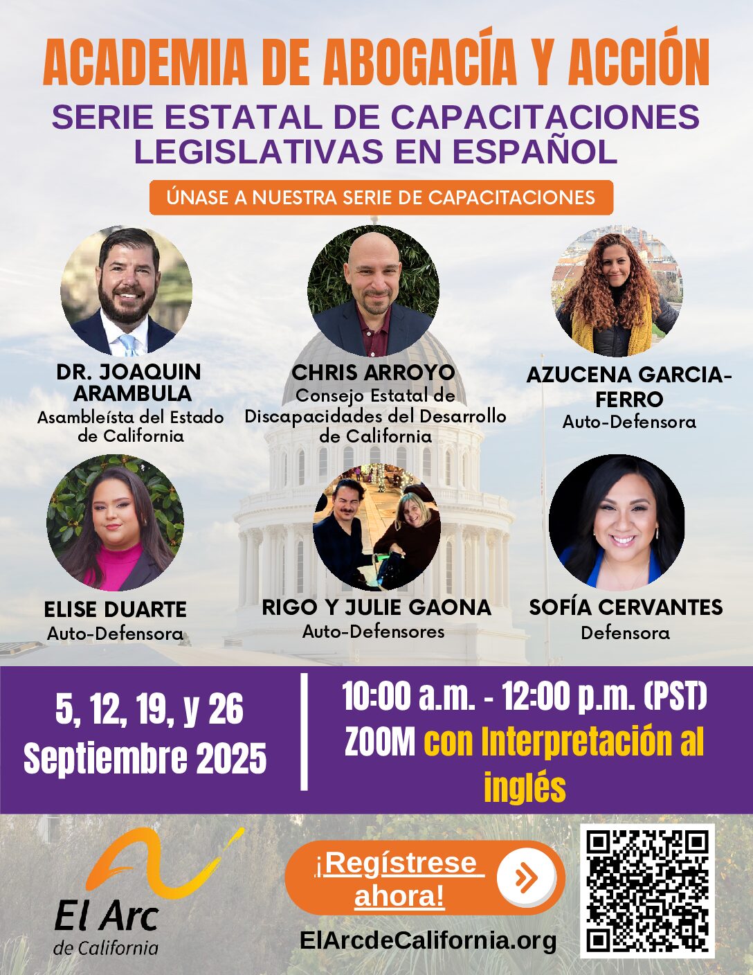 Abogacía y Acción: Serie Estatal de Entrenamiento Legislativo
