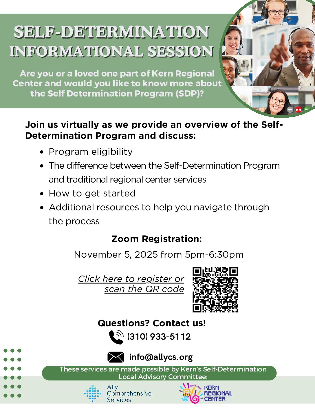 Self-Determination Informational Session: 11/5/25