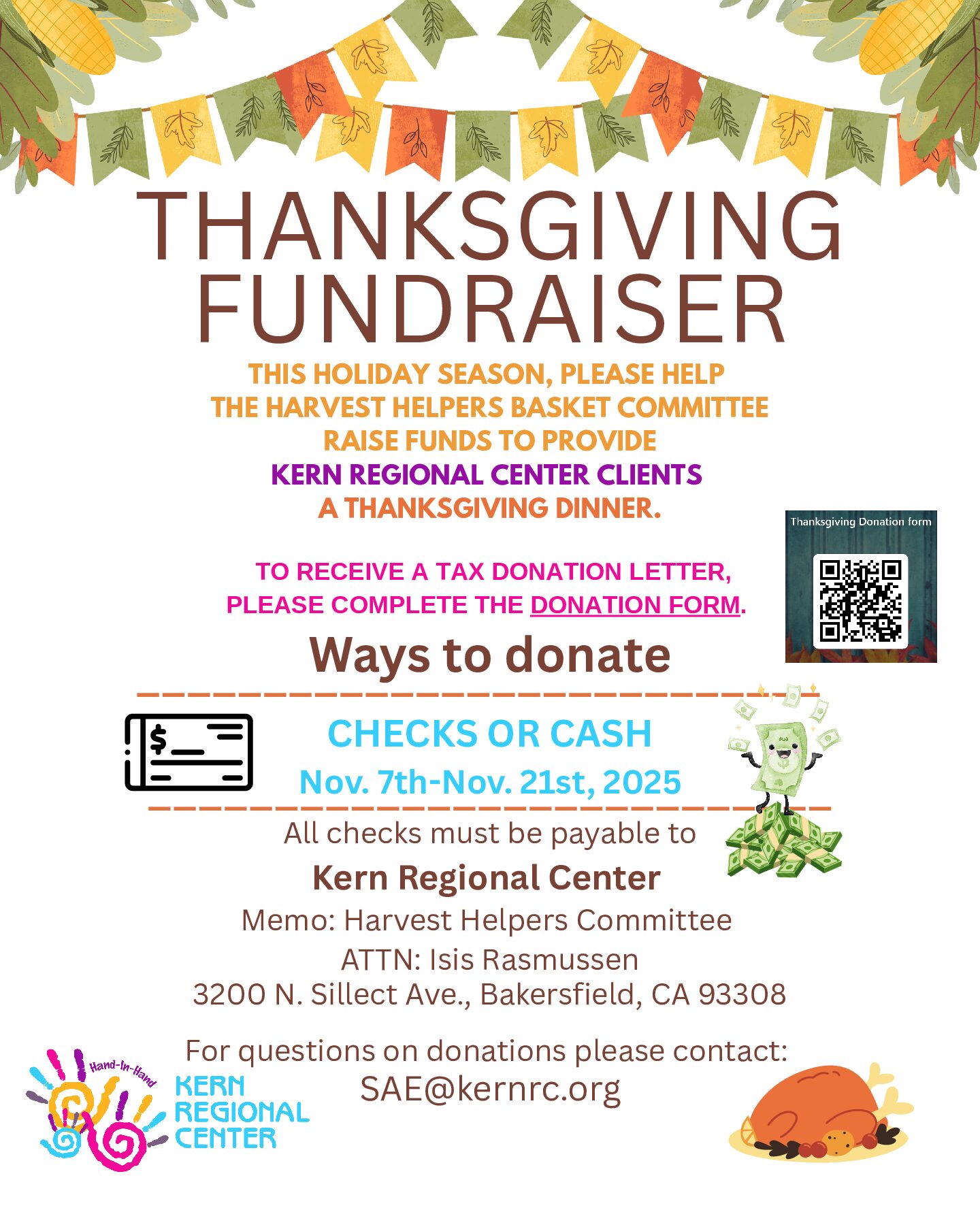 Thanksgiving Fundraiser