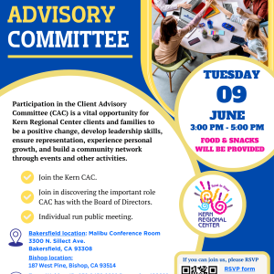 Client Advisory Committee Meeting June 09,2026 from 3:00 PM to 5:00 PM. Zoom link available. Webinar ID: 859 8459 9282 Passcode:499622