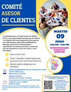 Comite asesor de clients Martes 09 Junio 3-5PM.Webinar ID: 859 8459 9282 Passcode:499622