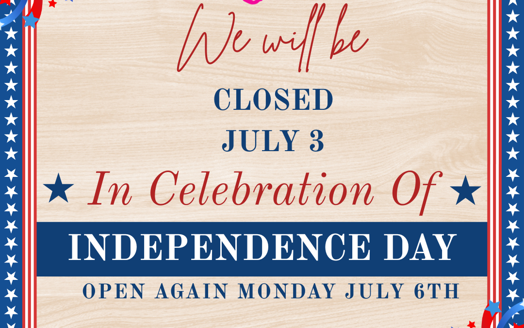 All Kern Regional Center officers will be closed tomorrow July 3 in observation of Independence Day. All are our offices will be open on Monday July 6th. For emergencies, please contact us at 661-327-8531